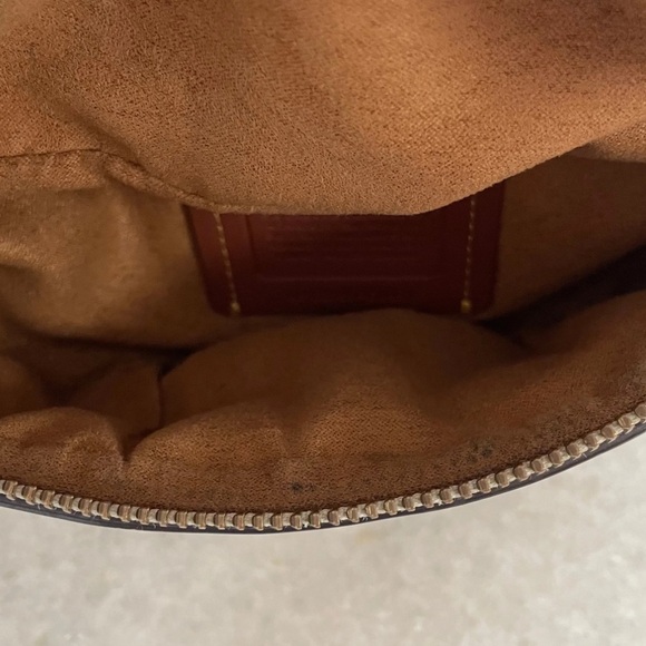 Coach Leather Quilted Chain Belt Bag light beige/off white with gold hardware - Picture 3 of 4